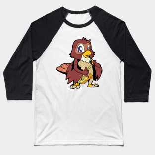 Cartoon owl playing saxophone Baseball T-Shirt